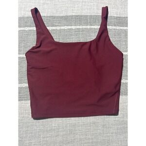 Old Navy Active PowerSoft Cropped Tank Top  Light Support Go Dry Medium M